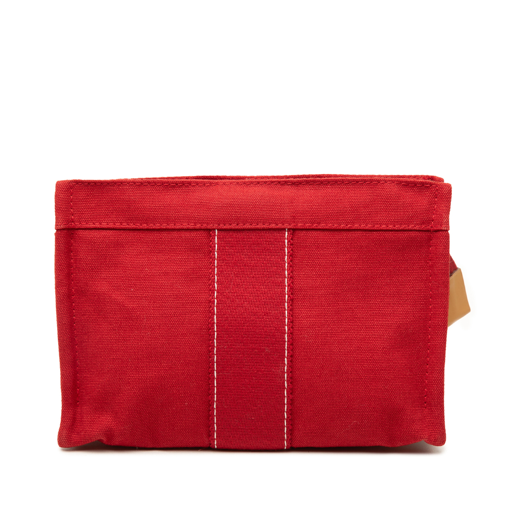Pre-Loved Hermes Toile Deauville Pouch